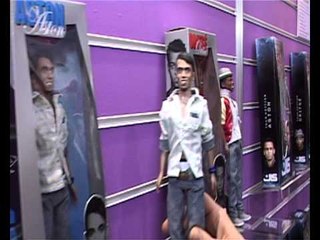 The Justin Bieber & JLS Dolls at the London Toy Fair 2011