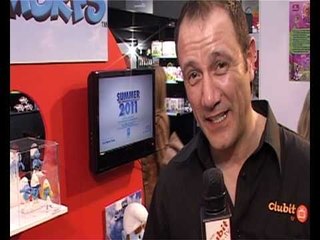 The new Smurfs toys at the London Toy Fair 2011