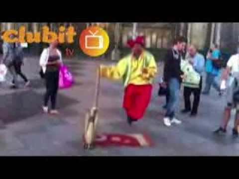 Amazing Real Magic Illusion by Genie Street Artist Performer