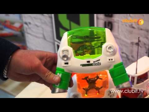 Micro Quad Copter Apache Helicopter and VW Camper Van