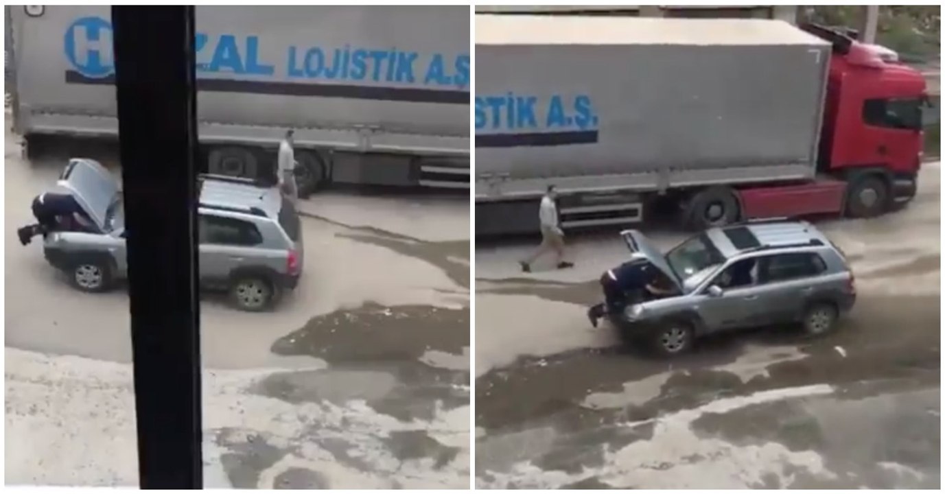 Quando dizes a um mecânico que ouves um barulho estranho no carro durante a condução...
