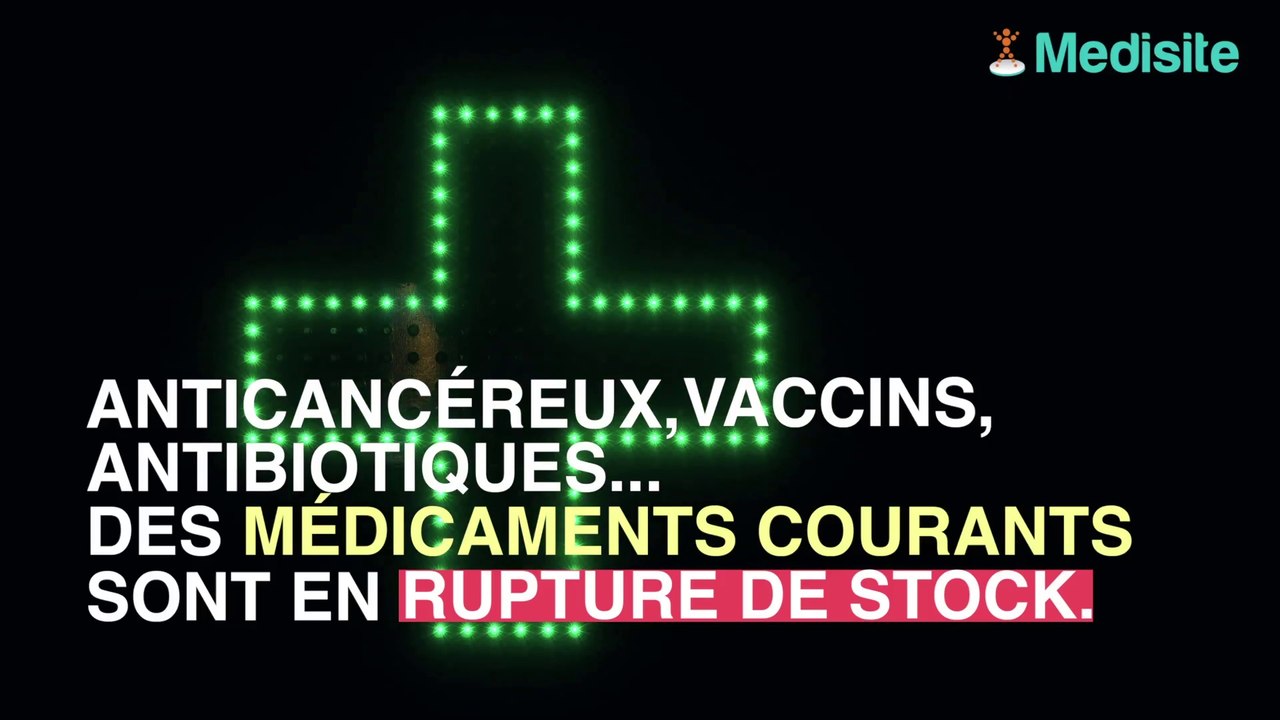 Antibiotiques, vaccins, anticancéreux : les médicaments en rupture de stock