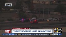 Multiple first responders injured during shooting on I-17