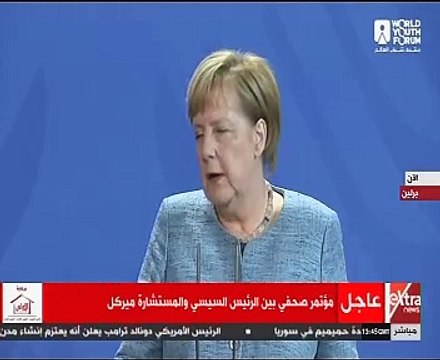 آنجيلا ميركل تعلن عن عقد اتفاقيات اقتصادية كبيرة مع مصر