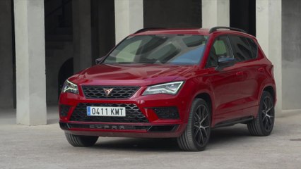 The new CUPRA Ateca Exterior Design in Velvet Red