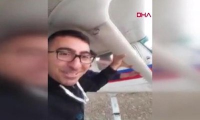 Antalya'da düşen uçak geçen hafta da arızalanmıştı işte o görüntüler