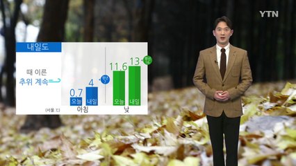 [날씨] 때 이른 추위 계속...전국 곳곳에 빗방울 / YTN