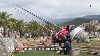 Corse : des blessés et des dégâts considérables après la tempête