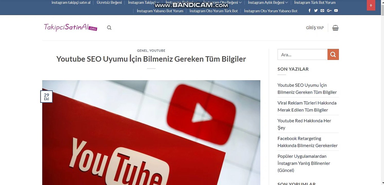 Youtube SEO Optimization Hakkında Bilinmesi Gereken Herşey