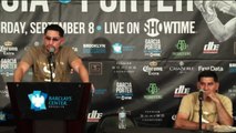 08.Danny Garcia POST FIGHT PRESS CONFERENCE after DEFEAT vs Shawn Porter