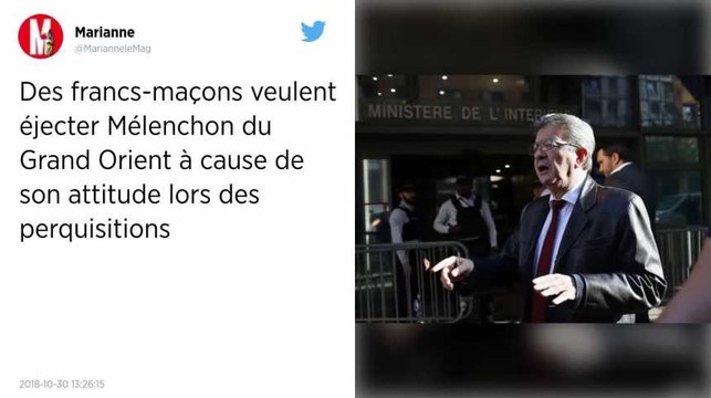 Des francs-maçons veulent éjecter Jean-Luc Mélenchon du Grand Orient à cause de son attitude lors des perquisitions