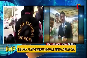 Liberan a empresario chino que asesinó a su esposa