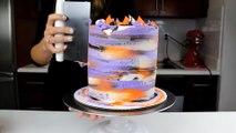You’ve Got to See the Mesmerizing Way This Halloween Cake is Frosted