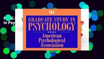 F.R.E.E [D.O.W.N.L.O.A.D] Graduate Study in Psychology 2003 [E.P.U.B]