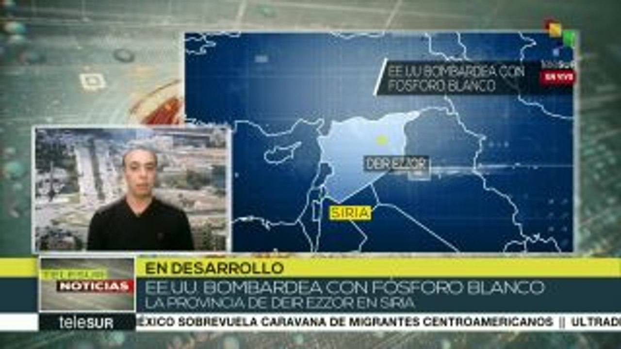 EE.UU. bombardea con fósforo blanco Deir Ezzor