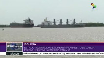 Bolivia aumenta movimiento de carga por hidrovía Paraguay-Paraná