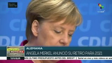 Angela Merkel anuncia su retiro de la política