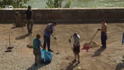 Romalılar temizlik için kolları sıvadı