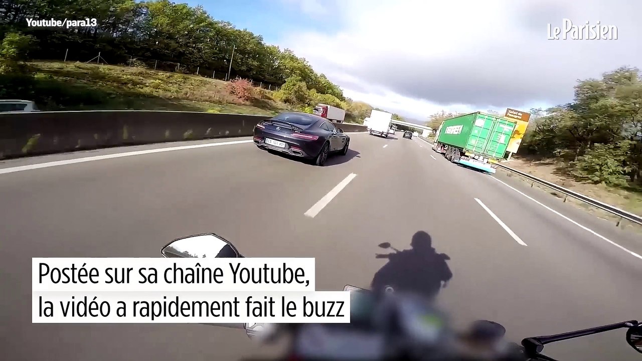 Course entre une moto et une AMG GT S à 300 km/h : comment les gendarmes ont identifié le motard