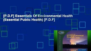 [P.D.F] Essentials Of Environmental Health (Essential Public Health) [P.D.F]