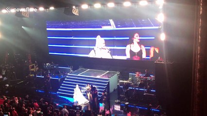 Christina Aguilera helped a couple get engaged during their favourite song