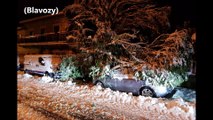 La neige s'est abattue sur la Haute-Loire lundi 29 octobre 2018