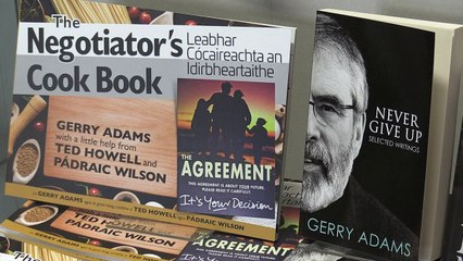 The peas process: Gerry Adams launches cookbook