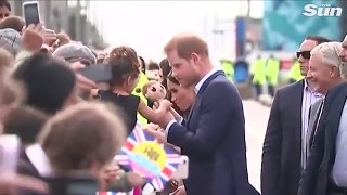 Meghan Markle welcomed to Auckland with Suits theme song 2018