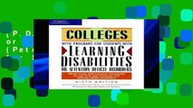 [P.D.F] Stdts W/Ld or Add, Coll W/ Pro (Peterson s Colleges for Students with Learning