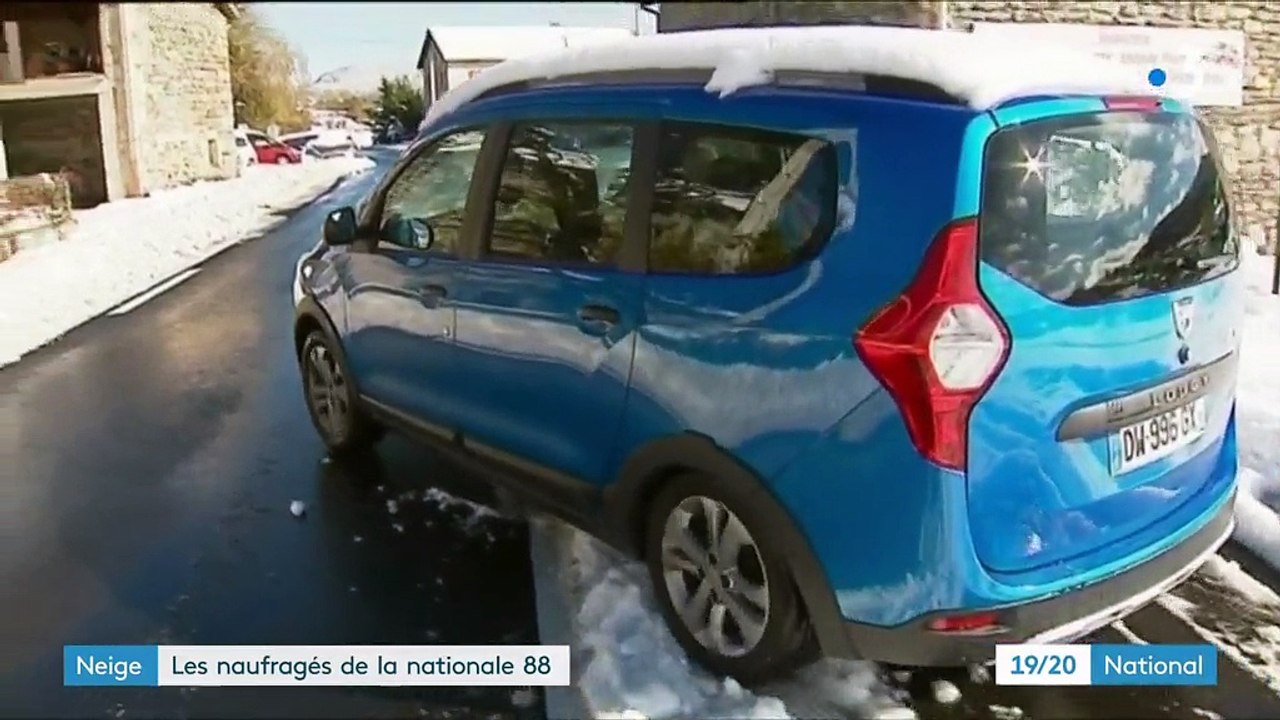 Neige : fin du calvaire pour les naufragés de la nationale 88