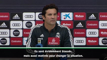 Real Madrid - Solari : "Les joueurs sont motivés pour changer la situation"