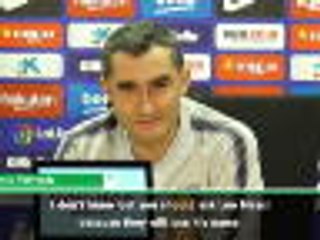'You've caught me in an offside position'- Valverde on La Liga trophy in Messi's name