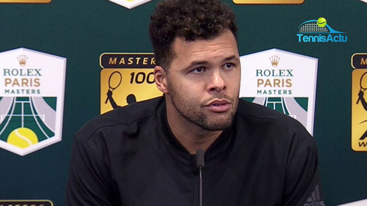 Rolex Paris Masters 2018 - Jo-Wilfried Tsonga : "Trois semaines... je pourrais être dans les temps pour la finale de Coupe Davis"