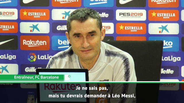 FOOTBALL: La Liga: Barça - Valverde : Vous m'avez pris en position de hors-jeu