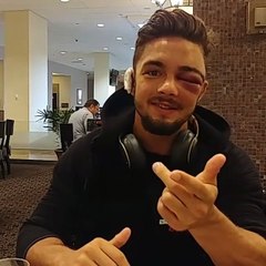 Así quedo el ojo de Anthony Yigit