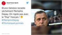 Olympique Lyonnais. Bruno Génésio recadre sèchement Memphis Depay