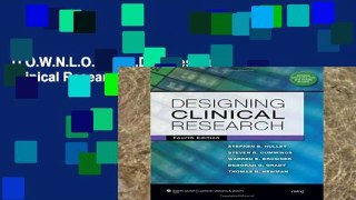 D.O.W.N.L.O.A.D [P.D.F] Designing Clinical Research [E.P.U.B]