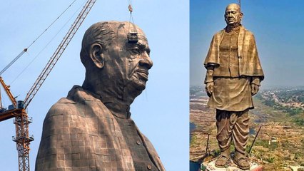 Statue of Unity : Sardar Patel के कान का Size इंसान के कद से भी बड़ा, Watch Video | वनइंडिया हिंदी