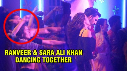 Leaked Ranveer Singh Sara Ali Khan Dance Pictures From Simmba
