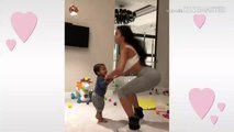 Los hijos de Cristiano Ronaldo bailan junto a su mamá Georgina Rodríguez