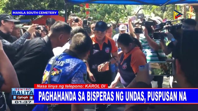 Paghahanda sa bisperas ng Undas, puspusan na