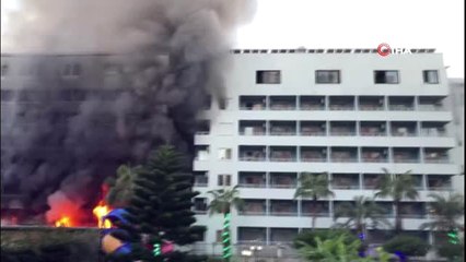 Antalya'da Otel Yangını