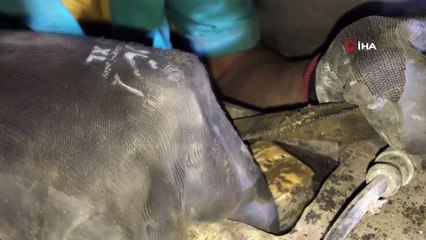 Tırın dingiline saklanmış 18 kilo eroin ele geçirildi