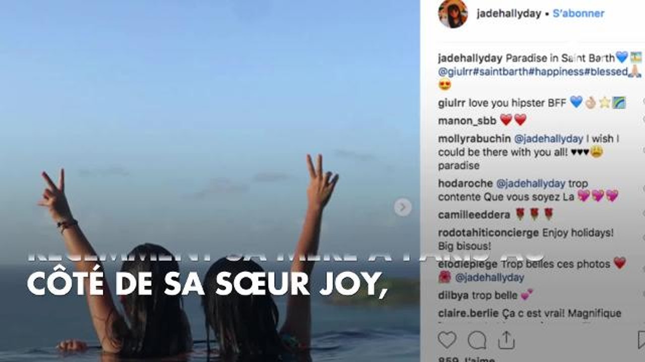 PHOTO. Tout sourire à Saint-Barth, Jade Hallyday joue aux mannequins sur Instagram