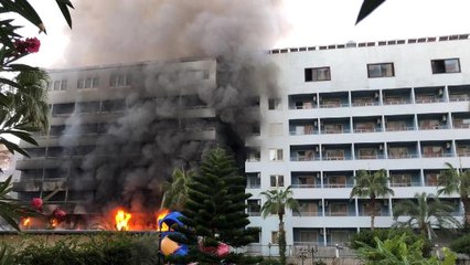 Alanya'da 4 Yıldızlı Otelde Yangın