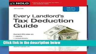 [P.D.F] Every Landlord s Tax Deduction Guide [E.P.U.B]