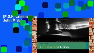 [P.D.F] Criminal Law by John M Scheb