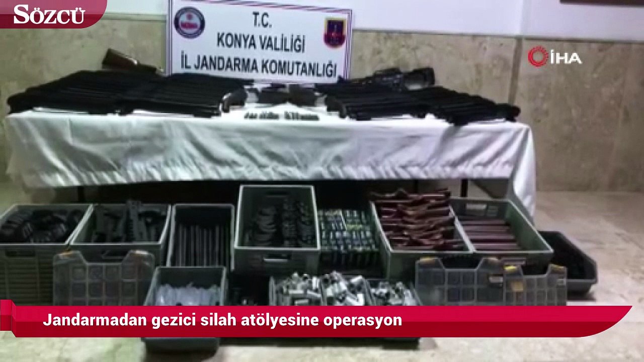 Jandarmadan gezici silah atölyesine operasyon