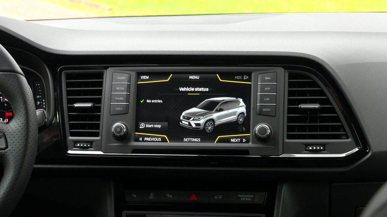 Das neue CUPRA Ateca Infotainment-System