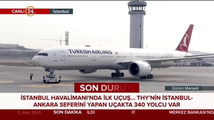 İstanbul Havalimanı'ndan ilk uçuş